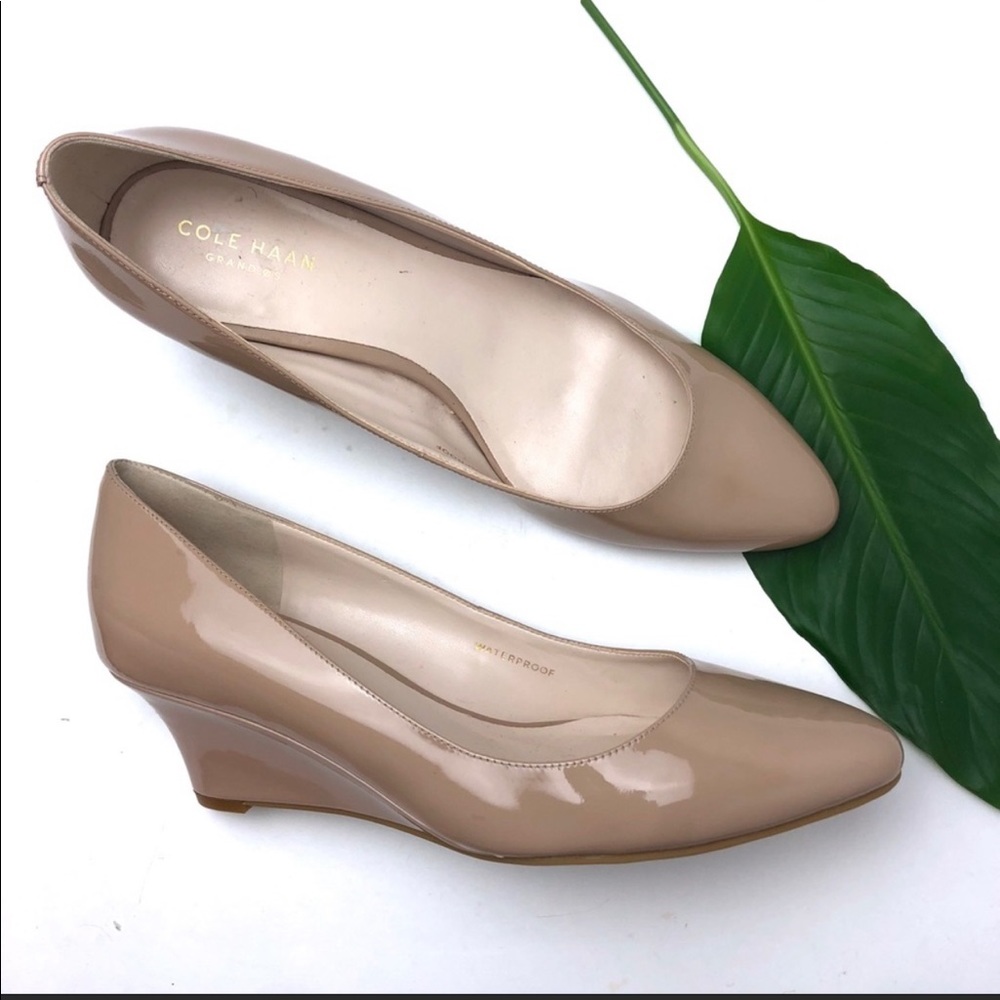 Cole Haan Taupe Wedge